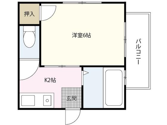 本町ビル(1K/3階)の間取り写真