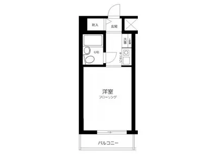 スカイコートエクセレント荻窪(1K/8階)の間取り写真