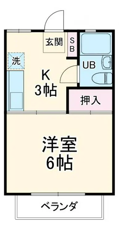 スナハイツ 1階階 間取り