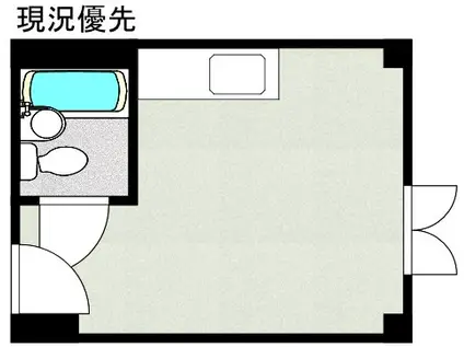 アークビル(ワンルーム/5階)の間取り写真