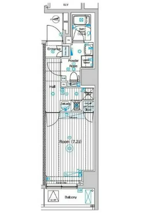 ブライズ亀戸DUE 7階階 間取り