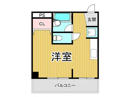 ネクステージ塚口本町(1K/3階)の間取り写真