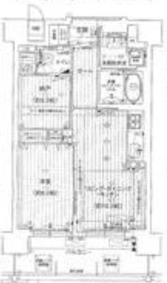 エイジングコート姫路(1LDK/9階)の間取り写真