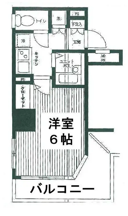 パークウェル麻布十番 8階階 間取り