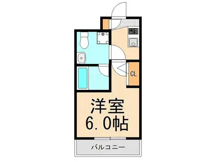 メインステージ北千住IV(1K/8階)の間取り写真
