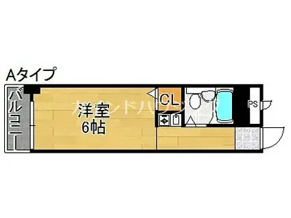 マーブロイ帝塚山(ワンルーム/2階)の間取り写真