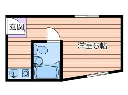 メゾン千里山(ワンルーム/2階)の間取り写真