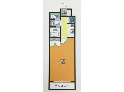 グランドパレスNS5(1K/3階)の間取り写真