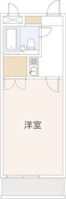 マシャンブル川口(1K/3階)の間取り写真