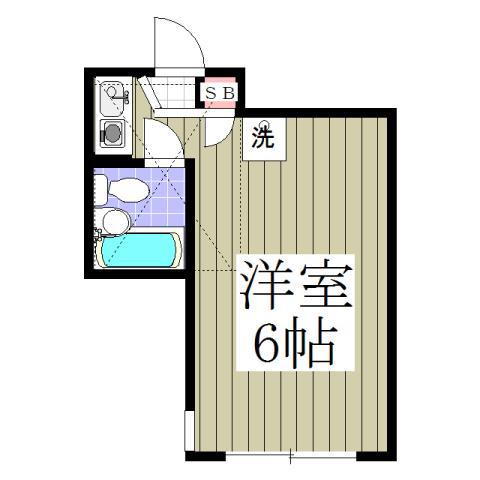 ユナイトステージ屏風浦弐番館(ワンルーム/2階)の間取り写真