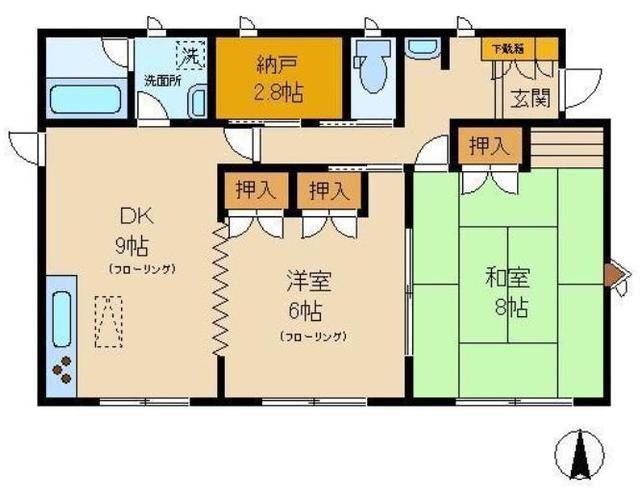 レナーテ光が丘(2SDK/1階)の間取り写真