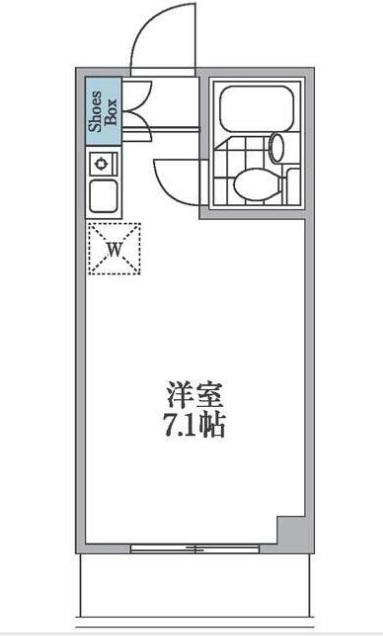 PARK RERRACE 相模原(ワンルーム/2階)の間取り写真