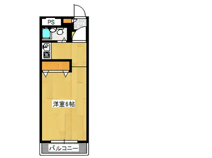 セイラBOX貝沢(1K/1階)の間取り写真