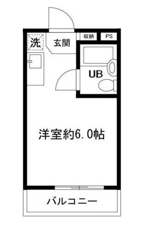 フラットえびす 2階階 間取り