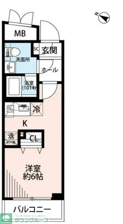 プレール・ドゥーク中野富士見町II 2階階 間取り