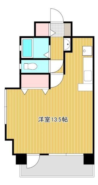 パラドール佐藤(ワンルーム/5階)の間取り写真