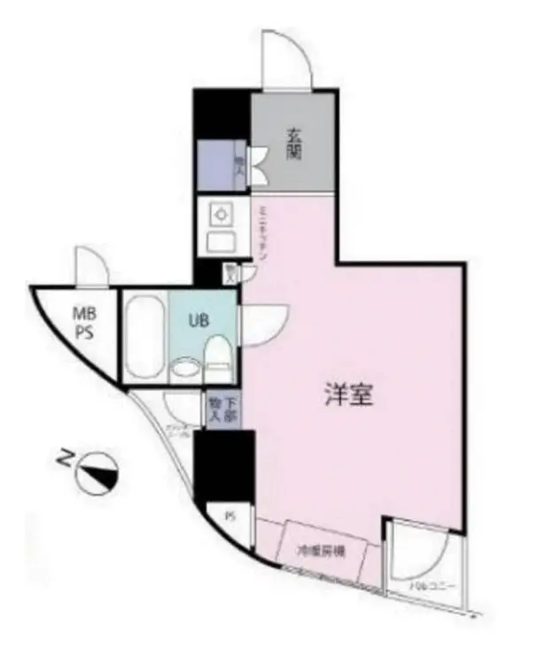 東建シティハイツ池袋 6階階 間取り