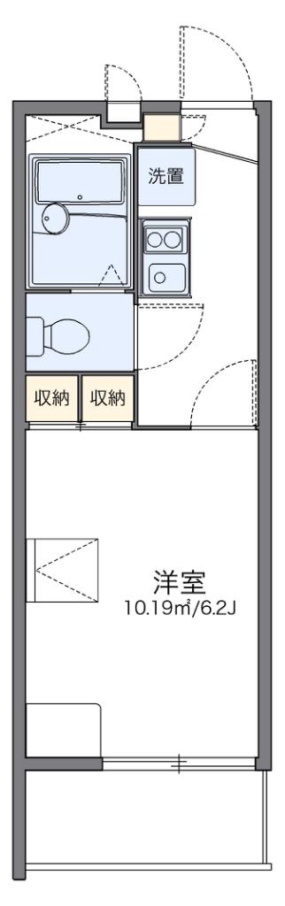 レオパレスエスポワール(1K/2階)の間取り写真