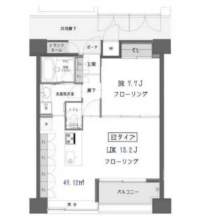 ガーデン蒲田 10階階 間取り