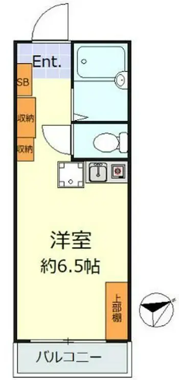 リリカル戸塚 1階階 間取り