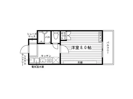 ARPEGIO(1K/5階)の間取り写真