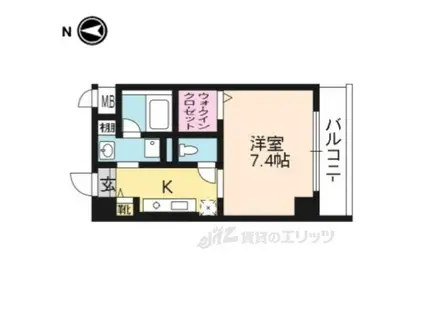 PRONITY HILL(1K/9階)の間取り写真