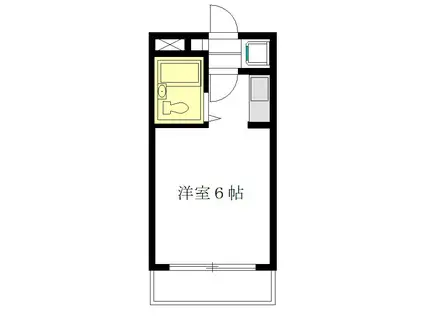 セルベコート高円寺(ワンルーム/3階)の間取り写真