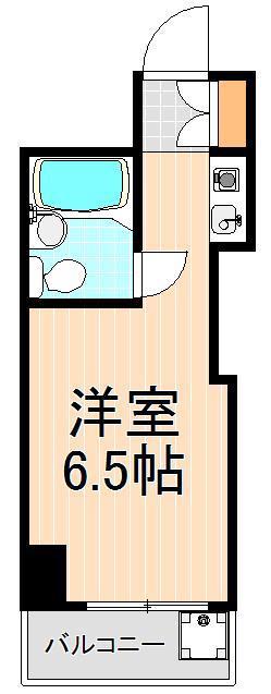 トップ浅草(ワンルーム/2階)の間取り写真