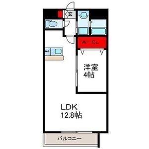 CHERRY BLOSSOM 五条通(1LDK/15階)の間取り写真