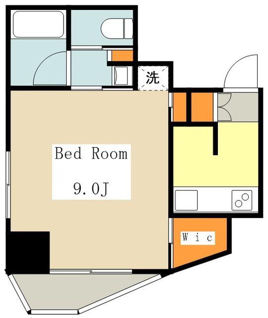 B CITY APARTMENT 杉並 高井戸(1K/7階)の間取り写真