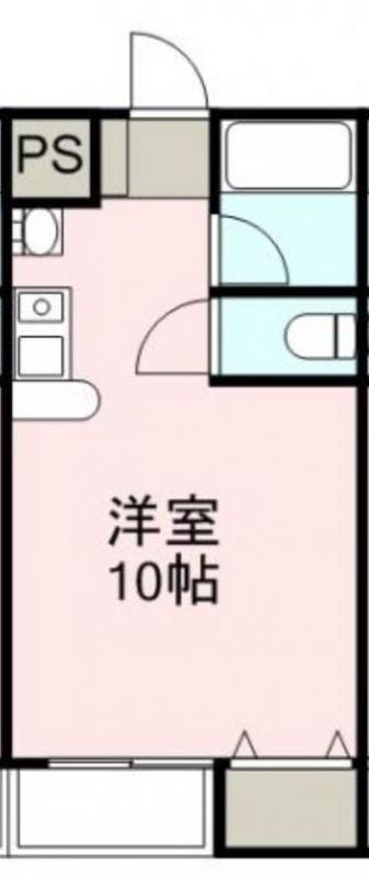 FUTABAII(ワンルーム/2階)の間取り写真