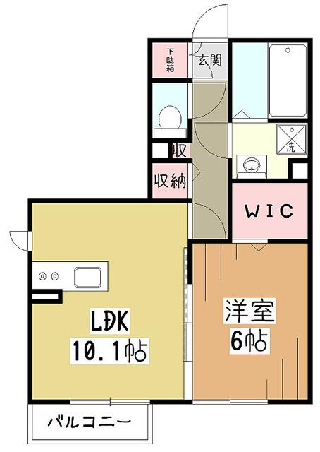 ティルタ サリ(1LDK/1階)の間取り写真