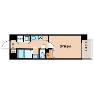ルミエール(1K/3階)の間取り写真