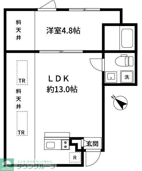 ラフォルテ井草(1LDK/3階)の間取り写真