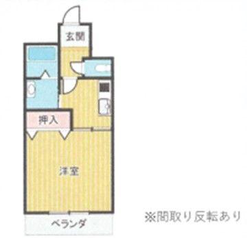 アクティブSIII(1K/3階)の間取り写真