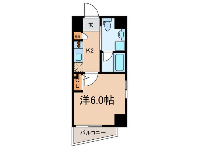 フェニックス椎名町駅前(1K/11階)の間取り写真
