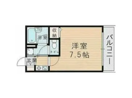 プレサンス新大阪(1K/3階)の間取り写真