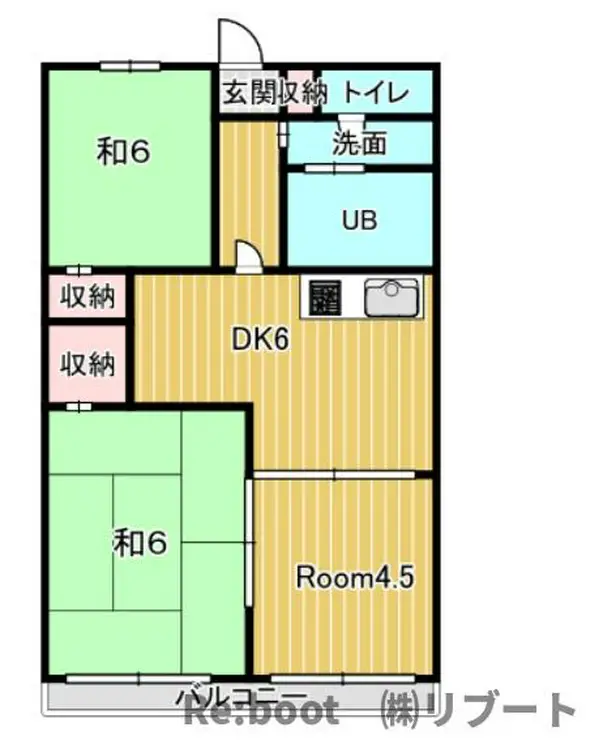 エクセレント丸太 2階階 間取り