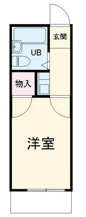 レオパレス三橋 1階階 間取り