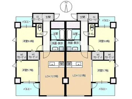 SERENA MRUNOUCHI(2LDK/4階)の間取り写真