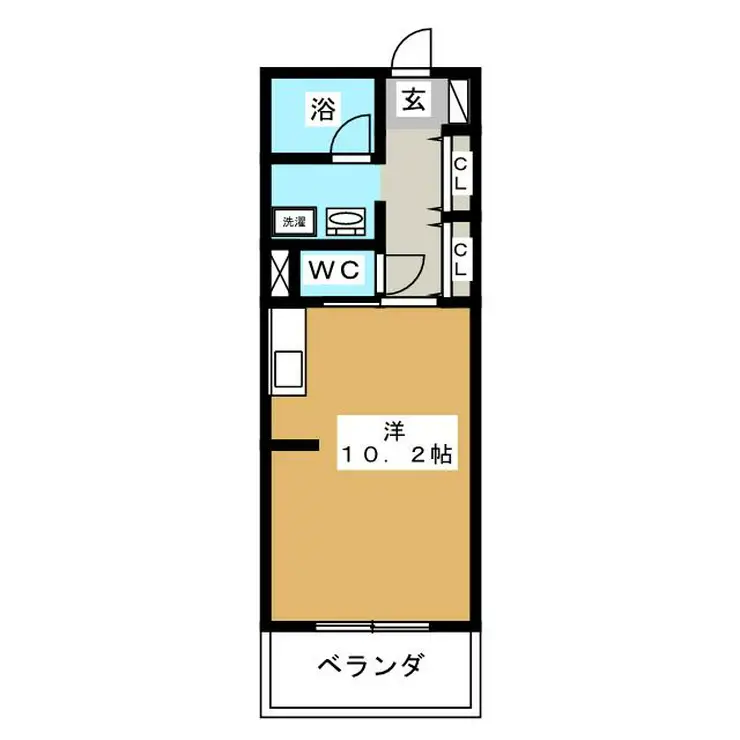 バードタウン9番館 3階階 間取り