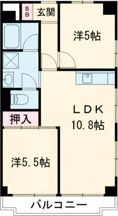 エクロール蓮根 4階階 間取り