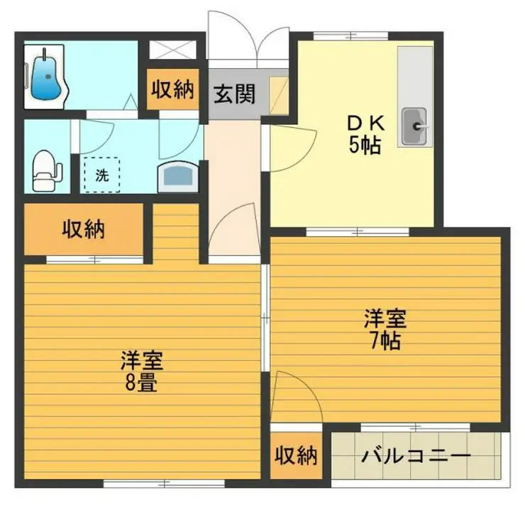 グリーンピア 2階階 間取り