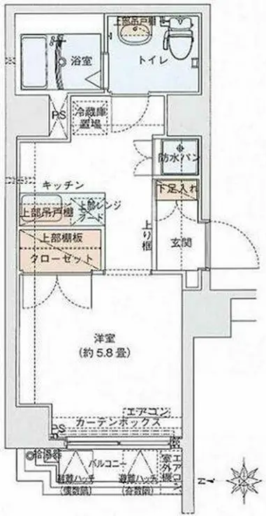 セントパレス池袋 10階階 間取り