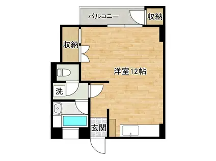 シェリール井堀通(ワンルーム/3階)の間取り写真