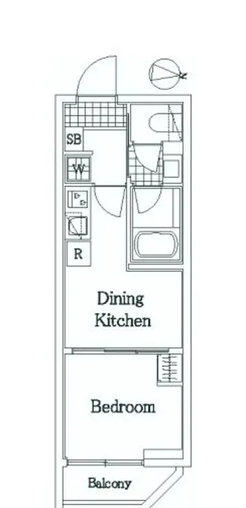 ハーモニーレジデンスコンフォートグランド 3階階 間取り