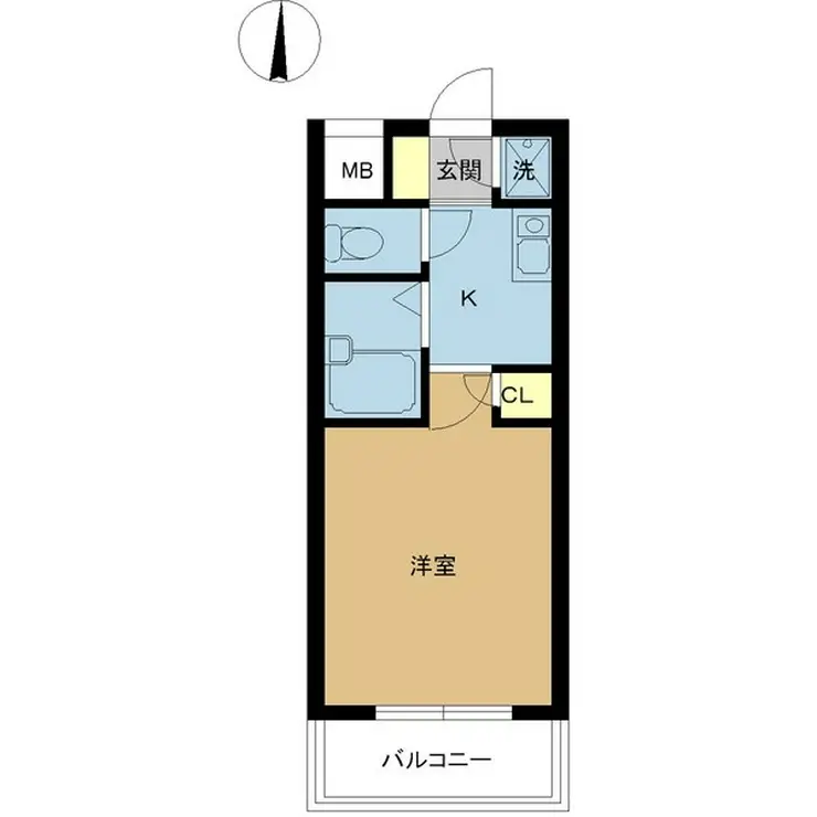 パレ・ホームズ東伏見 3階階 間取り