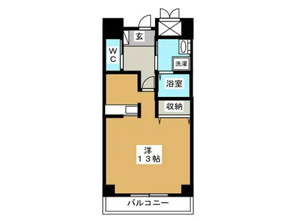 ハチマル本庄ビル(ワンルーム/4階)の間取り写真