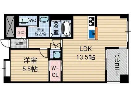 カーサボニータ(1LDK/1階)の間取り写真