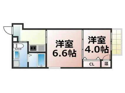 FMAISONPLAGE(2K/3階)の間取り写真